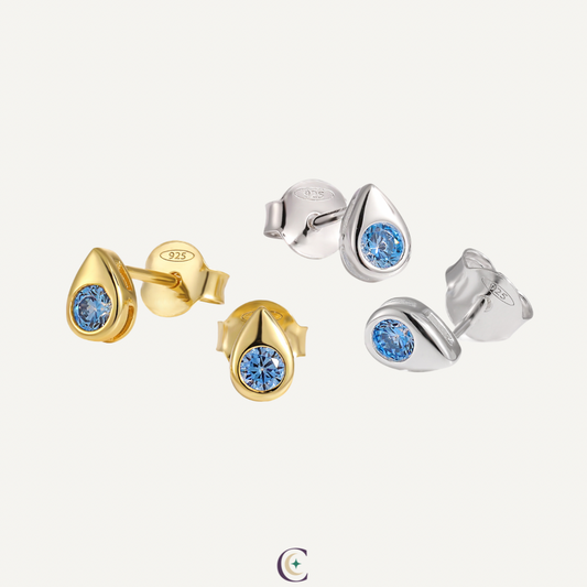 Aquila Teardrop Stud Earrings