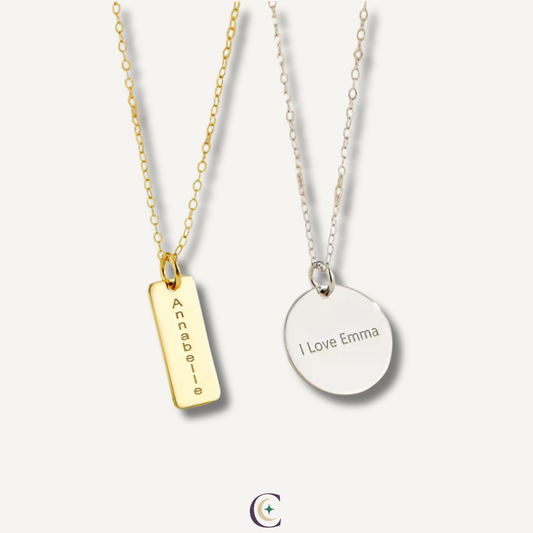 Clara Engraved Necklace